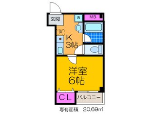 プロスパ－あびこの物件間取画像